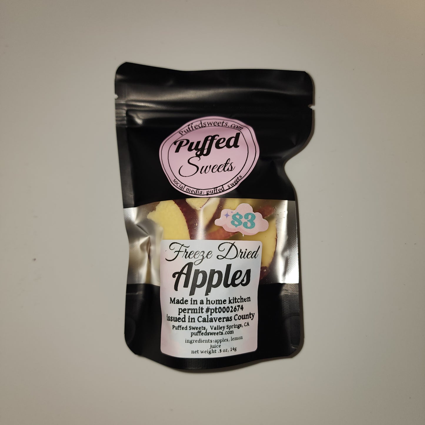 Freeze Dried Apple Slices